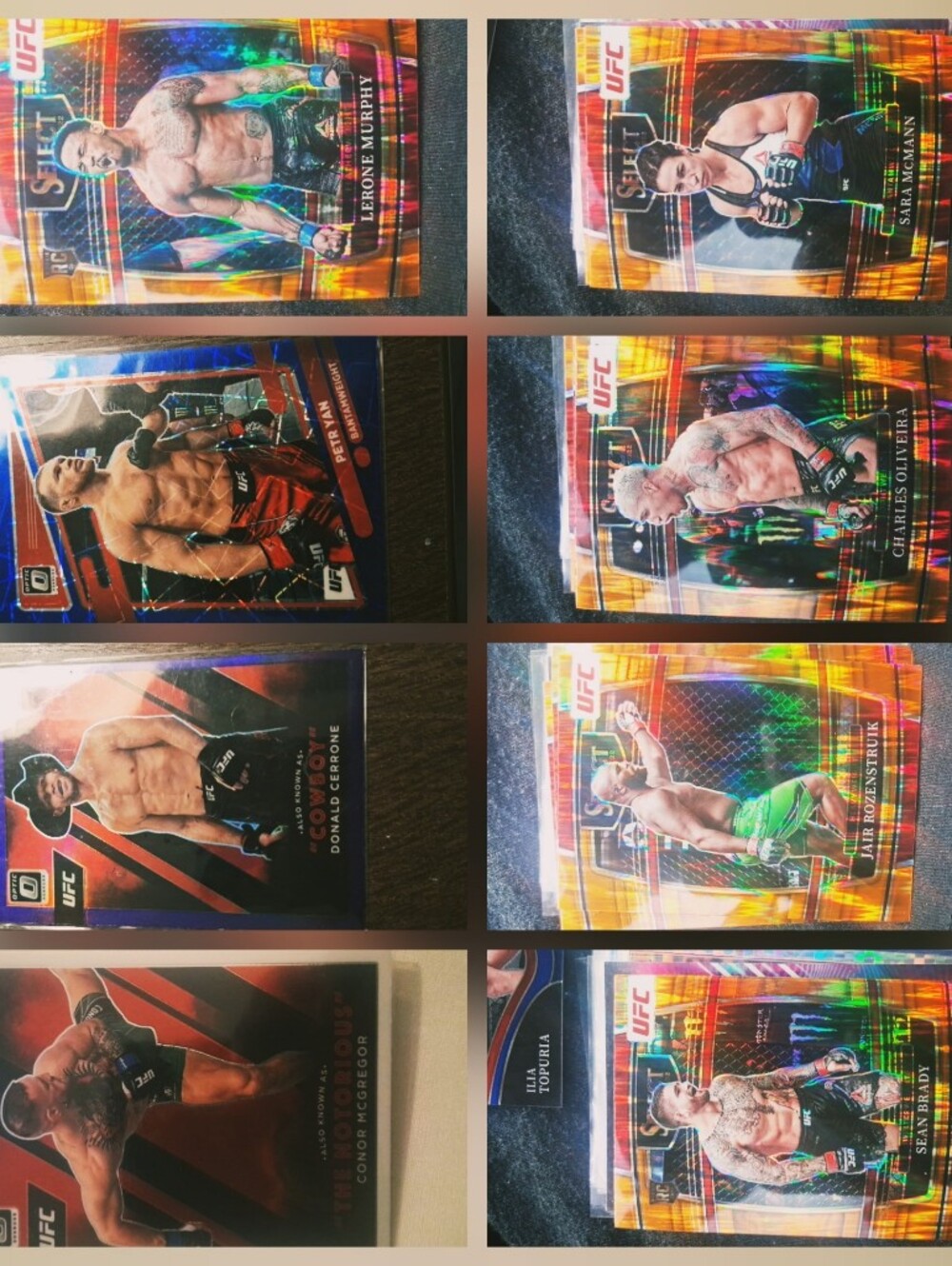 Hot Ufc Card Lot Of 8